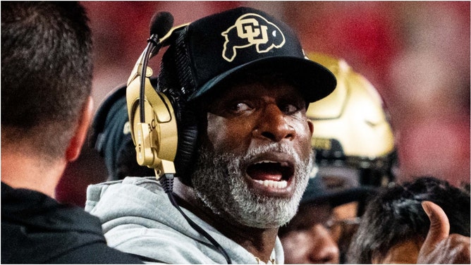 Deion Sanders got roasted on social media after Nebraska crushed Colorado. (Credit: Dylan Widger-Imagn Images via USA Today Sports Network)