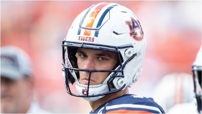 Auburn QB Payton Thorne is getting crushed for advice he gave Hank Brown, but the quote is being taken out of context. Watch a video of his comment. (Credit: Getty Images)