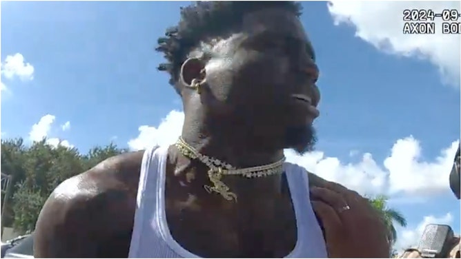 Tyreek Hill wasn't an angel during his police stop by Miami-Dade Police Department officers, and the body camera footage proves it. Read a breakdown from OutKick's David Hookstead. (Credit: Screenshot/X Video https://x.com/dhookstead/status/1833284521891971561)