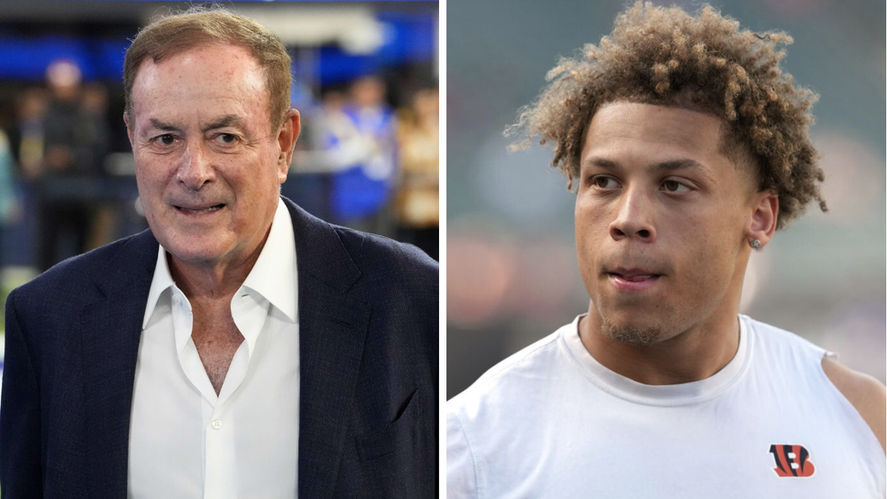 Jermaine Burton Shuts Down Al Michaels' Accusation That He Sleeps In Meetings