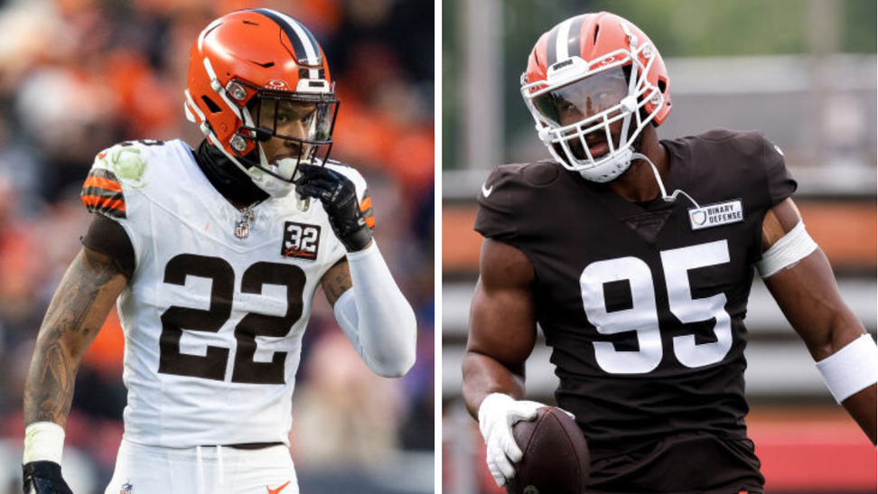 Browns' Myles Garrett, Grant Delpit Spotted Hanging With Fans At Pregame Tailgate