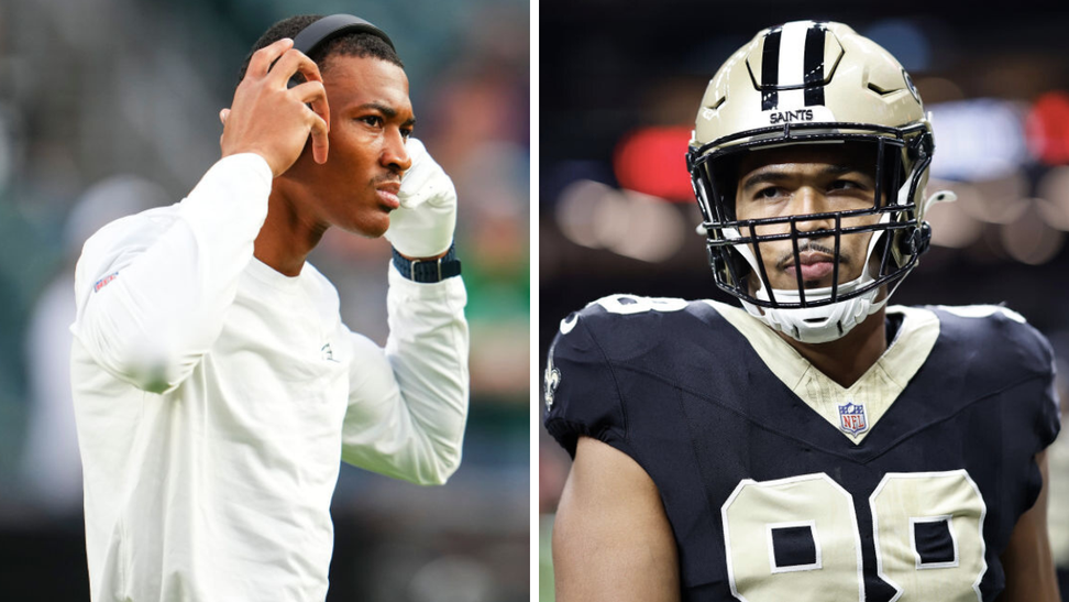 Saints' Payton Turner Denies Claims That He Spat On Concussed DeVonta Smith