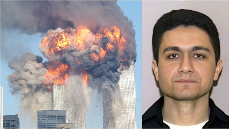 Secret Service accidentally honors 9/11 hijackers. (Credit: Getty Images and Public domain/Florida DMV/https://en.wikipedia.org/wiki/Mohamed_Atta#/media/File:Mohamed_Atta_(high-resolution).jpg)