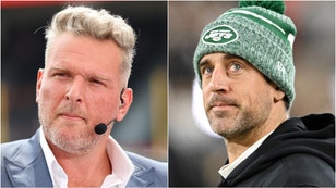 Aaron Rodgers stuns Pat McAfee with reference to Scott Peterson case. (Credit: Getty Images)