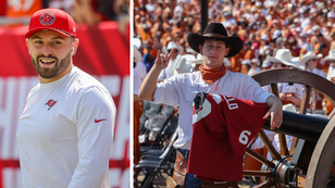 Baker Mayfield Responds To Texas Players Trolling With His Jersey After Win Over Oklahoma