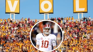 AJ McCarron Makes Claim That Tennessee Pumps Crowd Noise Into Neyland Stadium