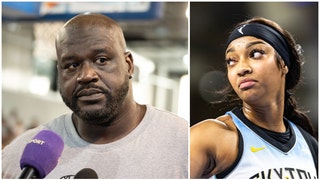 Shaquille O'Neal mocked the WNBA's level of play in an interview with Angel Reese.