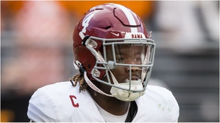 Jalen Milroe's dad Quentin was filmed cussing out Tennessee fans during Alabama's loss to the Volunteers. Watch the stunning viral video. (Credit: Getty Images)