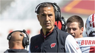 Wisconsin football coach Luke Fickell appeared to indicate depth is a problem on the defensive side of the ball. What did he say? (Credit: Getty Images)