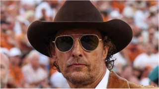 Matthew McConaughey released a statement on Texas fans throwing trash on the field during a loss to Georgia. What did the statement say? (Credit: Getty Images)