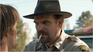 "Stranger Things" star David Harbour discussed the final episode of the show. What did he say? When does the show return? (Credit: Netflix)