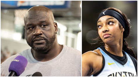 Shaquille O'Neal mocked the WNBA's level of play in an interview with Angel Reese.