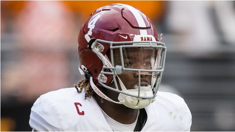 Jalen Milroe's dad Quentin was filmed cussing out Tennessee fans during Alabama's loss to the Volunteers. Watch the stunning viral video. (Credit: Getty Images)