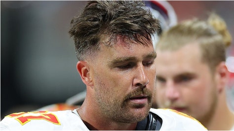 Watch a scene of Travis Kelce in the new FX show "Grotesquerie." What is the show about? What character does he play. (Credit: Getty Images)