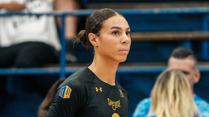 San Jose State transgender volleyball player Blaire Fleming. 