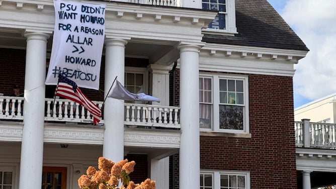 Signs are already being displayed on Penn State campus ahead of Ohio State game on Saturday Via: Trey Wallace