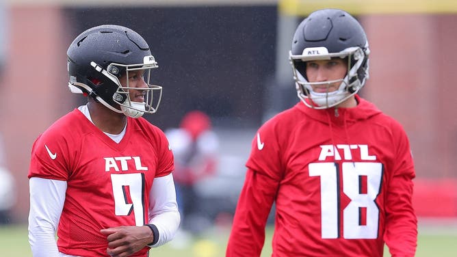 Do the Atlanta Falcons have a quarterback controversy after rookie Michael Penix replaced Kirk Cousins in blowout loss against Seattle? 