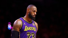 LeBron James of the Los Angeles Lakers