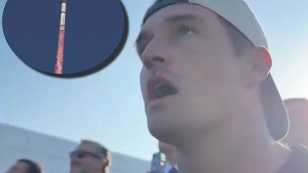 Bryson DeChambeau In Awe Watching SpaceX Starship Launch Next To Donald Trump