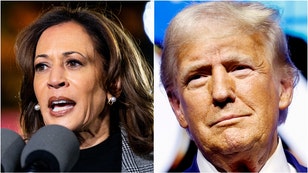 Comedian Andrew Schulz and Charlamagne Tha God reacted to Donald Trump beating Kamala Harris. Watch a video of their comments. (Credit: Getty Images)