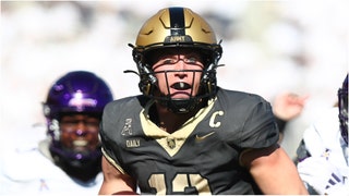 Army unveiled some awesome uniforms for the team's game against Air Force. See photos of the team's uniforms and incredible helmets. (Credit: Getty Images)