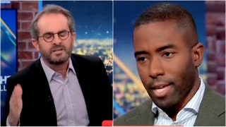 A CNN panel exploded during a debate on transgender sports. Watch a video of the segment. (Credit: CNN Broadcast/X Screenshot/https://x.com/actbrigitte/status/1855095025190797453)