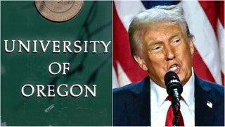 University of Oregon official Leonard Serrato is on leave after telling Donald Trump voters to kill themselves. Watch a video of his comments. (Credit: Getty Images)