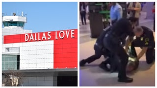 man tased arrested drunken meltdown dallas love airport