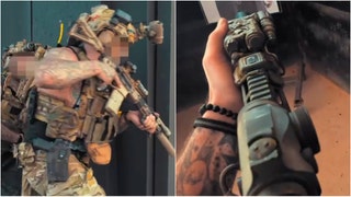 Military CQB videos go viral. (Screenshot/https://www.instagram.com/reel/DBRtA-6PDQT/ with permission)