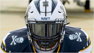 Navy releases uniforms for game against Army. (Credit: Screenshot/X Video https://x.com/NavyFB/status/1859288345064460404)