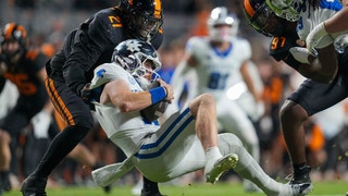 Video: Tennessee Player Somehow Avoids Flag After Blatant Late Hit On Kentucky QB