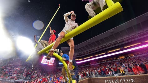 Ole Miss Students Drop-Off Goalposts At The Most Unlikeliest Of Places