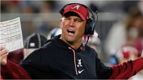 Social media savagely roasted Alabama coach Kalen DeBoer after the team lost to Oklahoma. Check out the reactions. (Credit: Getty Images)