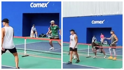 viral pickleball knockout