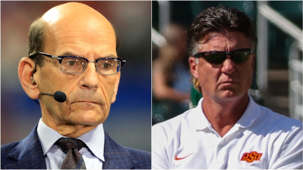 Paul Finebaum calls Mike Gundy a clown. (Credit: Getty Images)