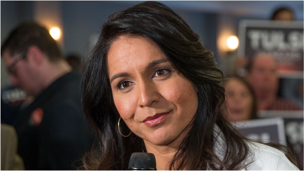 Tulsi Gabbard talks about women in war. (Credit: Getty Images)