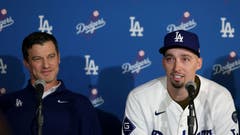 Dodgers Andrew Friedman and Blake Snell