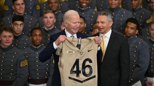 Joe Biden isn't supposed to be at today's Army-Navy game once again, while Donald Trump, once again, will be. 