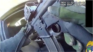 The Jacksonville Sheriff's Office released an awesome video of a SWAT team raid. Watch the footage. (Credit: Screenshot/https://x.com/JSOPIO/status/1866618907684950486)