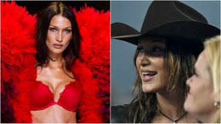 The internet has a lot of thoughts about Bella Hadid's outfit on "Yellowstone." Check out the best reactions, and watch the clip. (Credit: Getty Images)