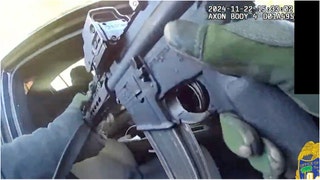 The Jacksonville Sheriff's Office released an awesome video of a SWAT team raid. Watch the footage. (Credit: Screenshot/https://x.com/JSOPIO/status/1866618907684950486)