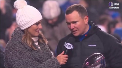 Boise State coach Spencer Danielson shares pro-Jesus message. (Credit: Getty Images)