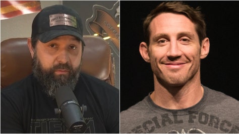 YouTube censors and age restricts viral Antihero Podcast episode alleging Tim Kennedy is a liar. (Credit: Getty Images and Screenshot/YouTube https://www.youtube.com/watch?v=9eWUh1LHAw8&rco=1)