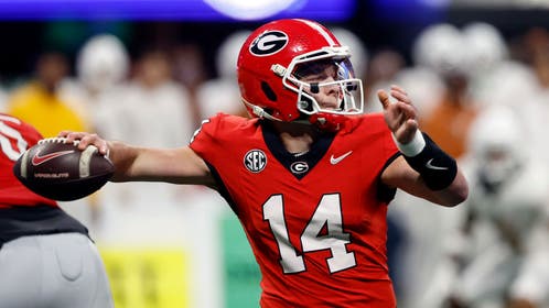 Georgia backuo Gunner Stockton saved the day for Bulldogs after Carson Beck injured