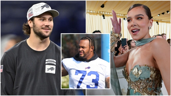 Buffalo Bills offensive lineman Dion Dawkins thinks Josh Allen is playing at an MVP level because of fiancée Hailee Steinfeld.