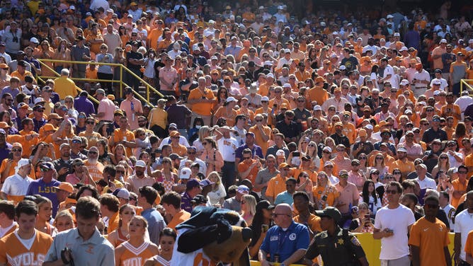 Tennessee fans tookover Baton Rouge as the Vols faced LSU in 2022 Via: Trey Wallace