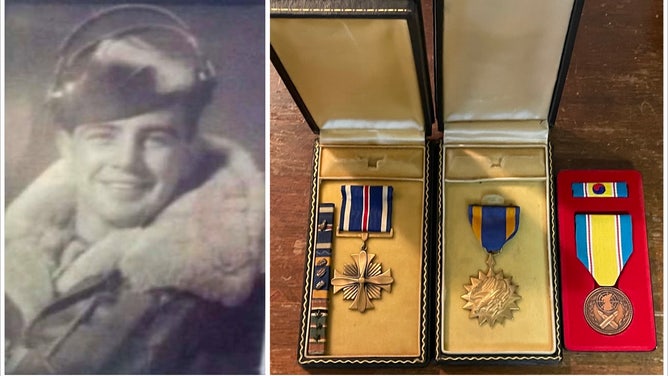 A look at Connie's medals from WWII. (Credit: David Hookstead and the Domitrz family)