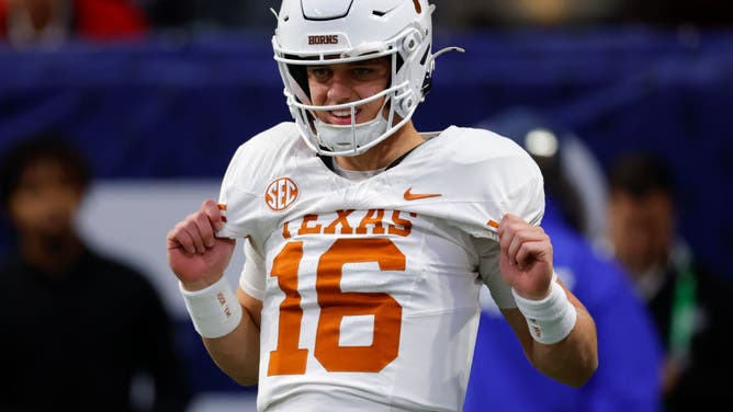 Quinn Ewers Declares For NFL Draft, It's Officially Arch Manning Time At Texas