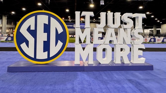 SEC Fan Fare In Atlanta before the championship game is played. Via: Trey Wallace