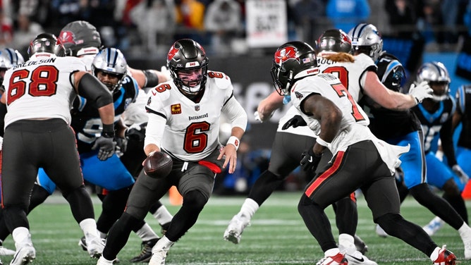 The Tampa Bay Buccaneers +3 vs. the Los Angeles Chargers is one of my five picks in Week 15 of the Circa Million VI NFL handicapping contest (Bob Donnan-Imagn Images)